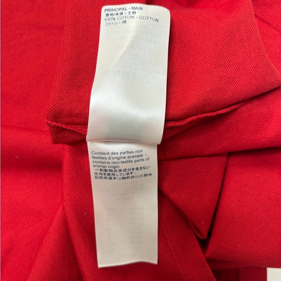 Louis Vuitton‎ Red Logo 
Embroidered Cotton 
Pique Polo T-Shir
Second hand - Picture 6 of 7